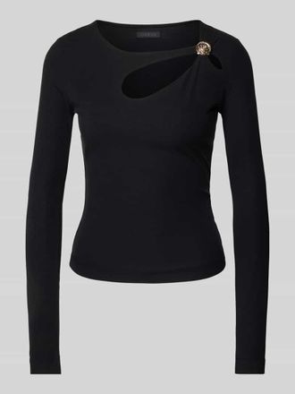 Guess Longsleeve mit Cut Out Modell ZAMA in Black, Gr&ouml;&szlig;e S