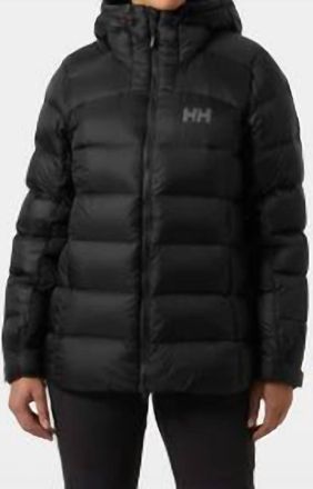 Helly Hansen Womens Verglas Glacier Down Jacket In Black
