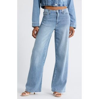 Habitual Calvry Bandless Wide Leg Jeans in Adrift at Nordstrom Rack, Size 26