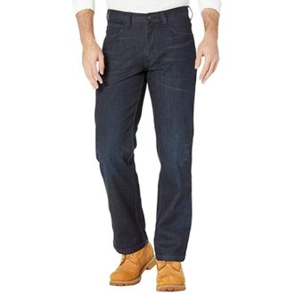Wolverine Mens Wolverine Jeans Rinse Wash Denim Flame Resistant Straight Leg KFC421