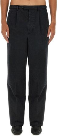 Bally Relaxed Fit Black Cotton Pants