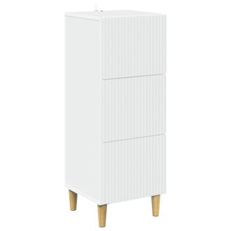 vidaXL Cajonera 33 X 34,5 X 90 Cm Madera De Ingenier&iacute;a Vidaxl