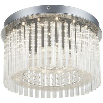 Globo Lighting Plaf&oacute;n - Joyce - Cromo - Metal - &Oslash; 37cm - Led - 68568-18
