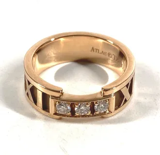 Tiffany & Co. Atlas Pink Gold (18K) Band Ring (Pre-Owned)