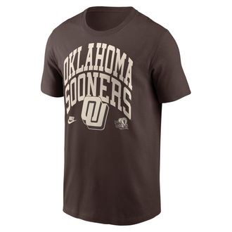 Nike Oklahoma Bold Nike Mens College T-Shirt in Brown | N19920QOKV-V4P