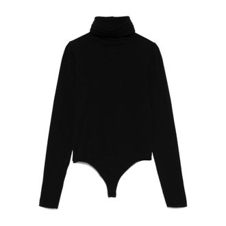 Wolford Tops, Dames, Zwart, L, Zwarte Top voor Vrouwen