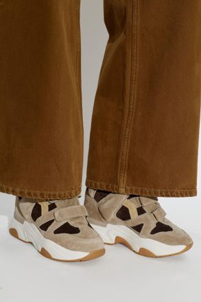 Isabel Marant Balskee Wedge Boots, Womens, Brown