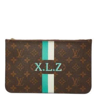 Louis Vuitton Pre-owned Clutches, female, Brown, Size: ONE SIZE Pre-owned Handbag, Pouch