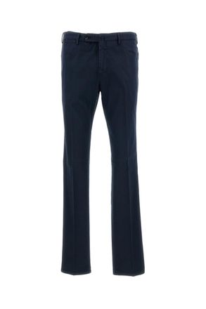 PT01 Blue Slim-Fit Trousers in Lightweight Stretch Gabardine