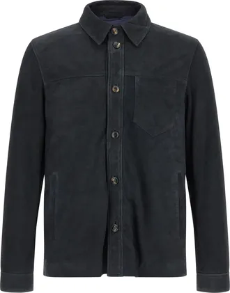 Pal Zileri Leather Leather Mens Jacket
