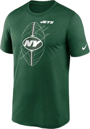 Nike Mens New York Jets Legend Icon Performance T-Shirt In Green