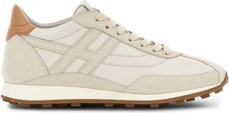 Hogan Lace-Up Sneakers with Silk