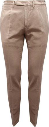 Santaniello Evoluto katoen/linnen broek - Heren - Slim Fit Broeken - Beige - S - Katoen - Broeken