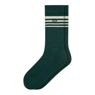 Autry Calcetines Jacquard a Rayas - Underwear - Hombre - Verde - M