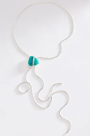 Ettika Turquoise Solstice Bolo Necklace
