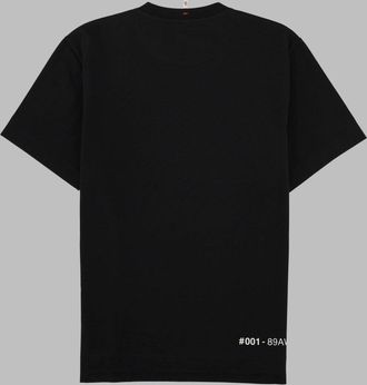 Moncler Logo-Print Cotton T-Shirt - Black