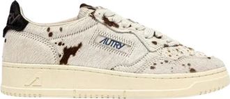 Autry La Medalist - Dames - Sneakers - Bruin - 38 EU - Katoen - Schoenen