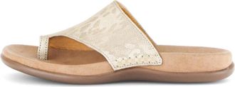 Gabor Schoenen, Dames, Grijs, 40 EU, Leer, 83.700.60 Slippers