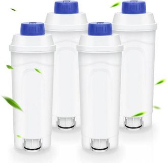 OEM Filtro De Agua - Apto Para Delonghi Ecam Dlsc002 - F&aacute;cil Instalaci&oacute;n - Reemplazo Del Filtro De Agua - 4 Piezas - Azul/blanco