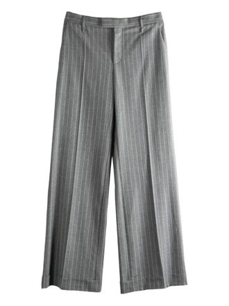 Brunello Cucinelli pinstripe trousers - Grey
