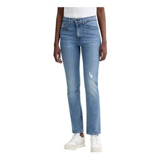 Levi's Dames, Jeans, Blauw, Maat: W28 L32 Katoen