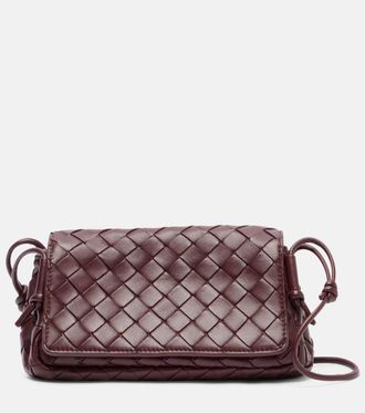 Bottega Veneta Notturno Intrecciato leather crossbody bag