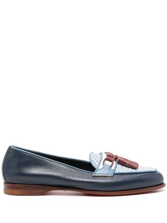 Santoni Andrea tassel-embellished loafers - Blue