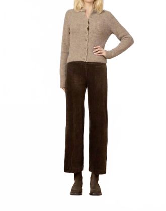 Avenue Montaigne Alex Corduroy Pant In Moss