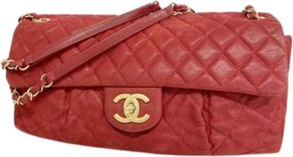 Chanel Pre-owned Shoulder Bags, female, Red, Size: ONE SIZE Pre-owned Vintage Shoulder Bag