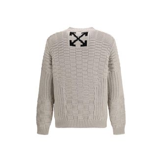 Off-white Arrow Sweater - Beige