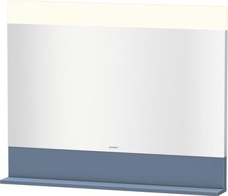 Duravit Espejo Vero Duravit Con Balda Inferior, 7513, 1000 Mm, Color (frente/cuerpo): Laca De Alto Brillo Stone Blue - Ve751304747
