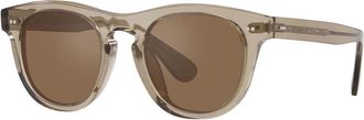 Oliver Peoples Zonnebril - unisex - Zonnebrillen - Grijs - 49 MM - Accessoires