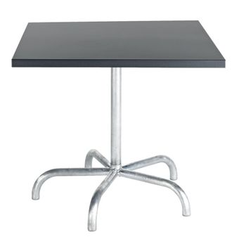Schubiger M&ouml;bel Metalltisch S&auml;ntis Quadratisch