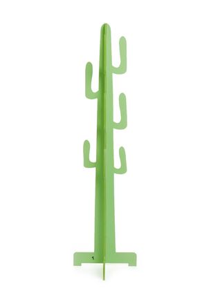 Oresteluchetta Perchero de pie mdf verde mate 160x42x42 cm