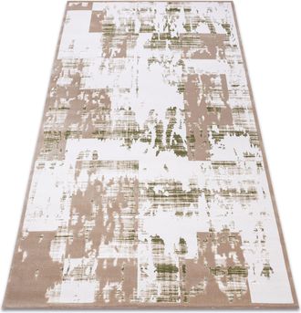 RugsX Tappeto Acrilico Uskup 9486 Verde Beige 100x200 Cm