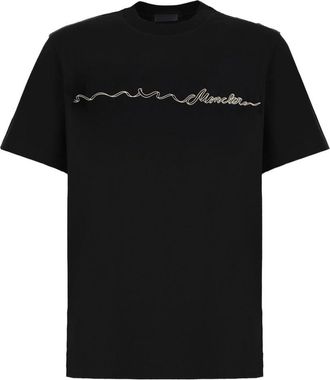 Moncler Logo Cotton T Shirt