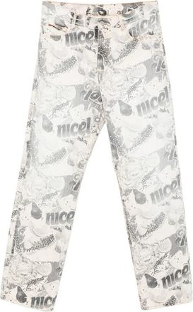 Martine Rose Print-detail Pocket Jeans