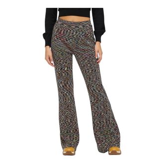 M Missoni Dames, Broeken, Zwart, Maat: S Wol