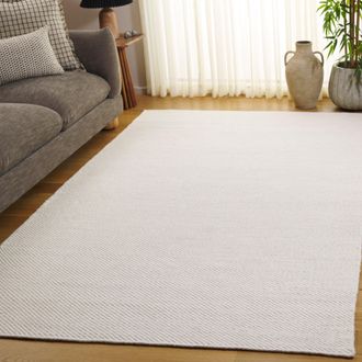 Safavieh Vermont Hand Made Area Rug, Ivory Solid / Tonal Style