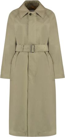 Burberry Coats - Dames - Jas met riem - Beige - 4XS - Jassen