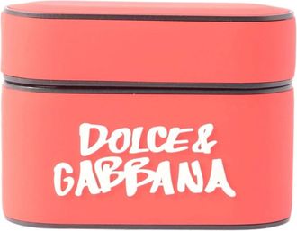 Dolce & Gabbana Phone Accessories, male, Red, Size: ONE SIZE AirPods Case