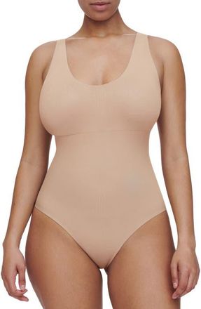 Chantelle Smooth Comfort Sculpting Bodysuit in Clay Beige at Nordstrom, Size Medium