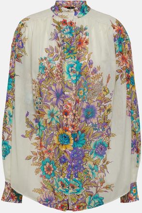 Etro Floral cotton shirt