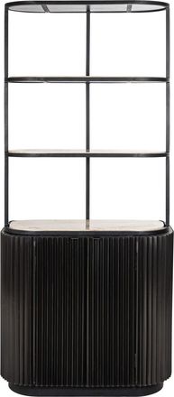 Richmond Interiors Design Regal Hampton mit Travertin Abdeckplatte, 199 x 91 cm