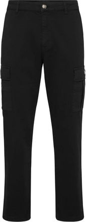 Philipp Plein Cargo Broek - Heren - Slim Fit Broeken - Zwart - W31 - Katoen - Broeken