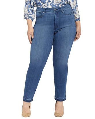 NYDJ Nydj Plus High-Rise Straight Jean