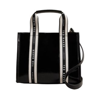 Ted Baker Celiane Merktas Van Gepatenteerd Webbing, Kleine Zwarte Tas