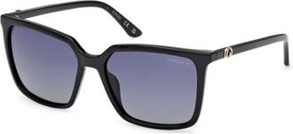 Guess Square Zonnebrillen - Dames - Zonnebrillen - Zwart - 56 MM - Accessoires