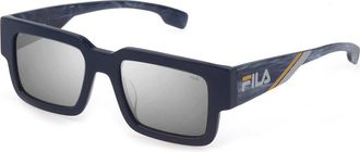 Fila SFI314 6S9X Mens Sunglasses Blue Size 51