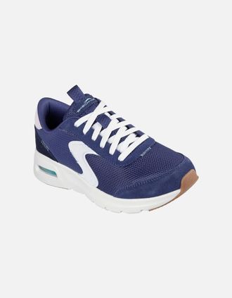 Skechers Womens Skech-Air Court Air Wave Womens Trainers - Navy - Size: 7